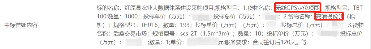 喜讯：几米“明星产品”成功中标红原县农业大数据体系建设采购项目