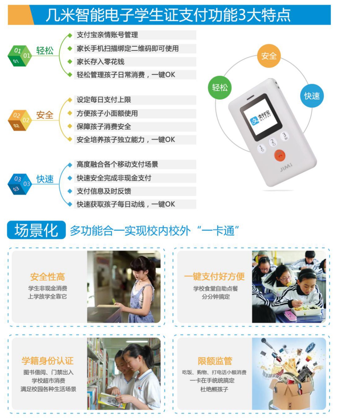「智能电子学生证」几米智慧校园与多家战略合作伙伴，共商教育新模式