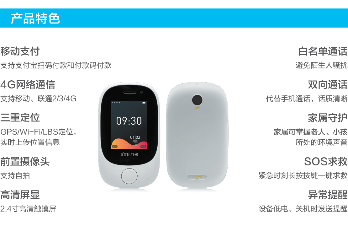 几米老人智能亲情生活卡，长辈的安全护卫和支付钱包