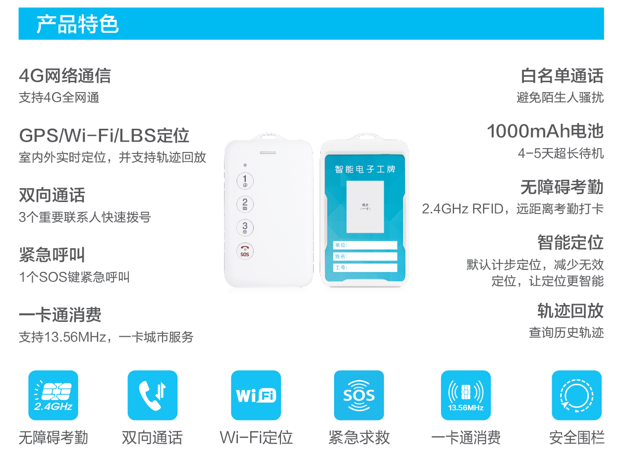几米智能电子工牌